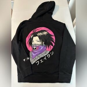 Hypland Hunter X Hunter Feitan Portor Mens Medium Hoodie Sweatshirt Anime Black